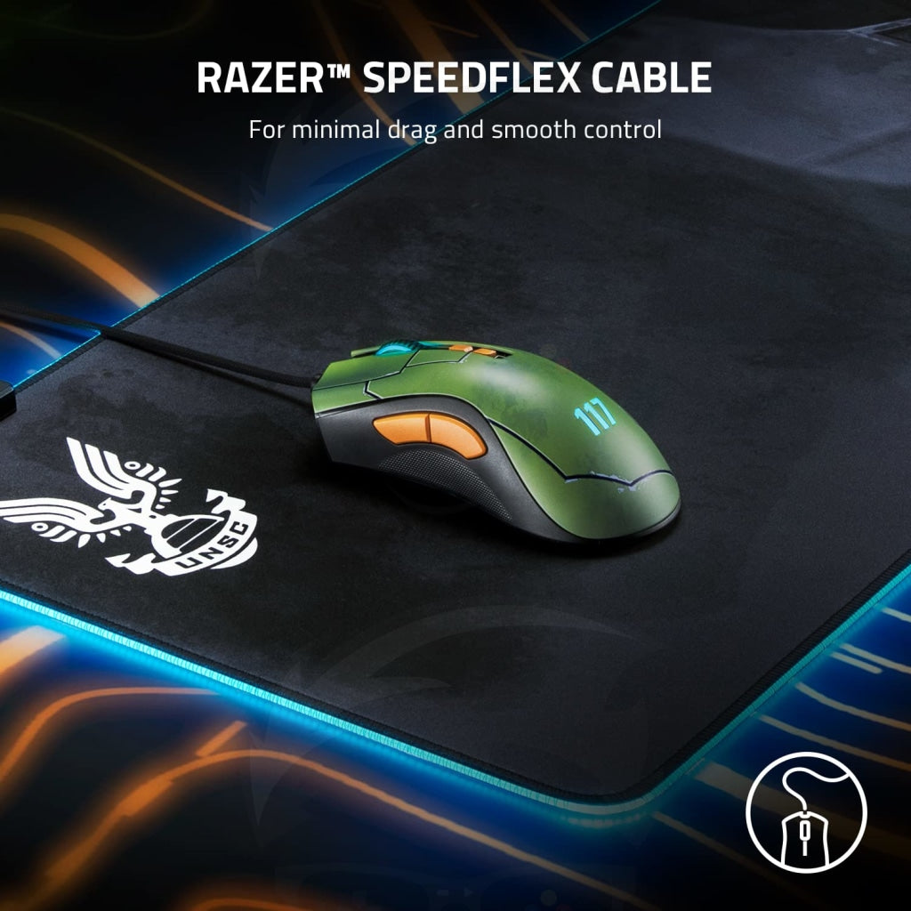 Razer DeathAdder V2 Wired Gaming Mouse - Halo Edition Razer DeathAdder V2 Wired Gaming Mouse - Halo Edition